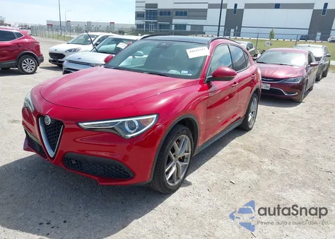 2018 Alfa Romeo Stelvio Ti Sport Awd из США, поврежденный, VIN ZASFAKNN8J7C03581